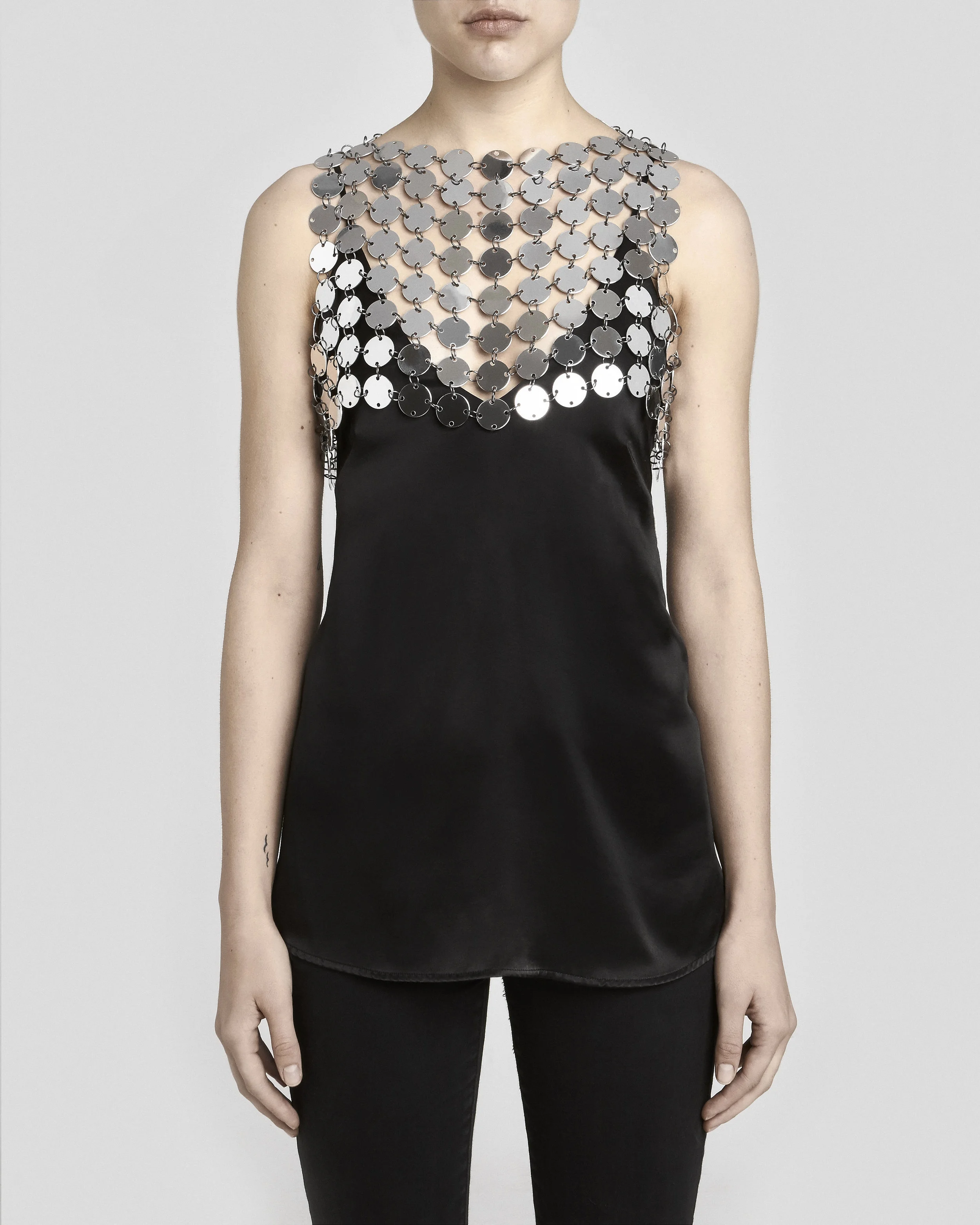 SWAROVSKI CRYSTAL CHAIN BRA — FANNIE SCHIAVONI